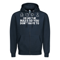 Navy funny board game lovers gamers players Zipper Hoodie - linhVisuals