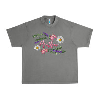Tornado Floral Daisy Mother Urban Heavy Tee - RanaPortraitStore