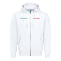 White mexico policia federal mexican police law enforcement Zipper Hoodie - linhVisuals