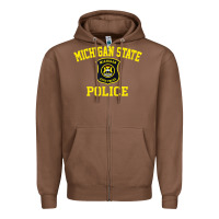 Chestnut michigan state police Zipper Hoodie - linhVisuals