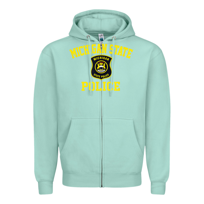 Michigan State Police Zipper Hoodie by linhVisuals | Teevron