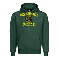 Sports Green michigan state police Zipper Hoodie - linhVisuals