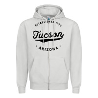Dove Grey classic retro vintage tucson arizona 1775 usa gift sweatshirt Zipper Hoodie - linhVisuals