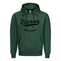 Sports Green classic retro vintage tucson arizona 1775 usa gift sweatshirt Zipper Hoodie - linhVisuals