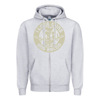 Heather Grey i love guns bacon pork pig funny gun Zipper Hoodie - linhVisuals