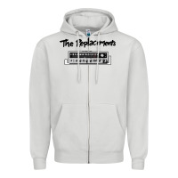 Dove Grey radio the replacements Zipper Hoodie - linhVisuals