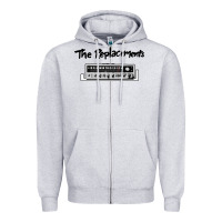 Heather Grey radio the replacements Zipper Hoodie - linhVisuals