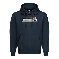 Navy radio the replacements Zipper Hoodie - linhVisuals