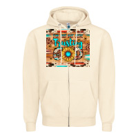 Sandshell i'm just out here trusting god Zipper Hoodie - JahusDesignShop