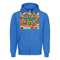 True Royal i'm just out here trusting god Zipper Hoodie - JahusDesignShop
