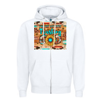 White i'm just out here trusting god Zipper Hoodie - JahusDesignShop