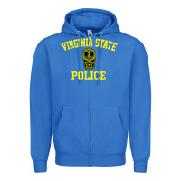 True Royal virginia state police Zipper Hoodie - linhVisuals
