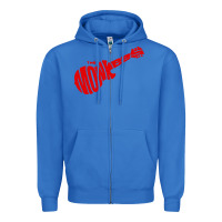 True Royal red monkees Zipper Hoodie - linhVisuals