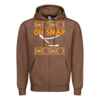 Chestnut oh snap turkey wishbone funny ugly Zipper Hoodie - linhVisuals