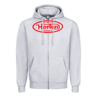 Heather Grey reverend horton heat Zipper Hoodie - linhVisuals