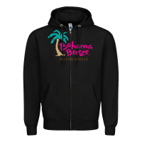 Black bahama breeze Zipper Hoodie - linhVisuals