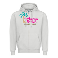 Dove Grey bahama breeze Zipper Hoodie - linhVisuals