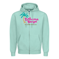 Seafoam bahama breeze Zipper Hoodie - linhVisuals
