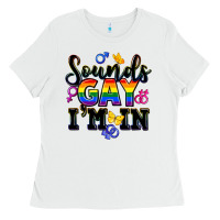 White sounds gay im in Ladies Tee - FaDigitalArtStudio