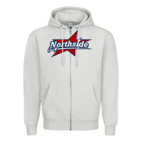 Dove Grey northside high school Zipper Hoodie - linhVisuals