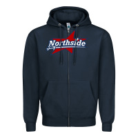 Navy northside high school Zipper Hoodie - linhVisuals