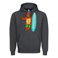 Smoke surfing premium Zipper Hoodie - linhVisuals