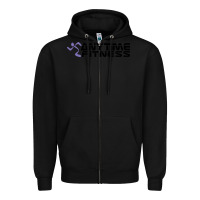 Black anytime fitness leg day Zipper Hoodie - linhVisuals