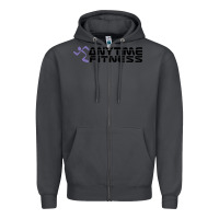 Smoke anytime fitness leg day Zipper Hoodie - linhVisuals