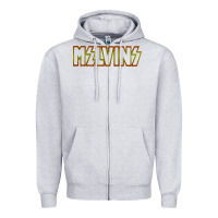 Heather Grey melvins vocalis Zipper Hoodie - linhVisuals