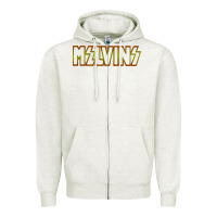 Oatmeal Heather melvins vocalis Zipper Hoodie - linhVisuals