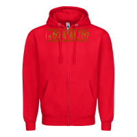 Red melvins vocalis Zipper Hoodie - linhVisuals