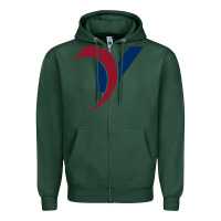 Sports Green ventrac Zipper Hoodie - linhVisuals