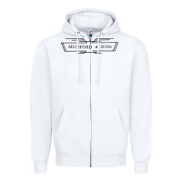 White mumford and sons merch Zipper Hoodie - linhVisuals
