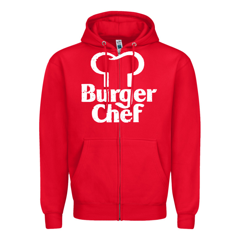 Vintage Burger Chef Classic Zipper Hoodie by linhVisuals | Teevron