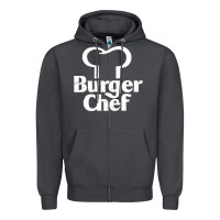 Smoke vintage burger chef classic Zipper Hoodie - linhVisuals