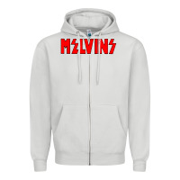 Dove Grey melvins vocalis Zipper Hoodie - linhVisuals