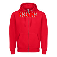 Red melvins vocalis Zipper Hoodie - linhVisuals