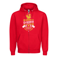 Red chocobo Zipper Hoodie - linhVisuals