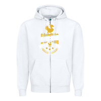 White chocobo Zipper Hoodie - linhVisuals