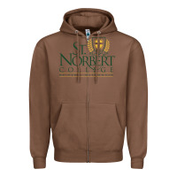 Chestnut St. Norbert College Zipper Hoodie - linhVisuals