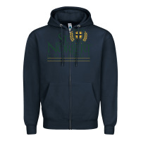 Navy St. Norbert College Zipper Hoodie - linhVisuals