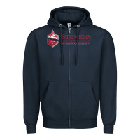 Navy Stevens Institute of Technology Zipper Hoodie - linhVisuals