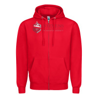 Red Stevens Institute of Technology Zipper Hoodie - linhVisuals