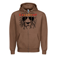 Chestnut clay calloway sketch Zipper Hoodie - linhVisuals