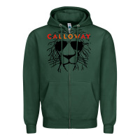 Sports Green clay calloway sketch Zipper Hoodie - linhVisuals