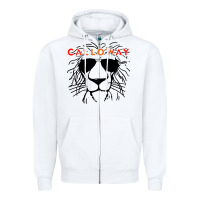White clay calloway sketch Zipper Hoodie - linhVisuals