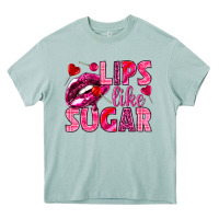 Arona Lips like sugar Valentine's Day Heavy Core Tee - HowdyJamesFarm