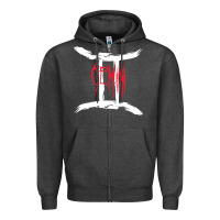Charcoal Heather zodiac series gemini classic Zipper Hoodie - linhVisuals