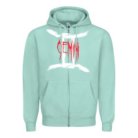 Seafoam zodiac series gemini classic Zipper Hoodie - linhVisuals