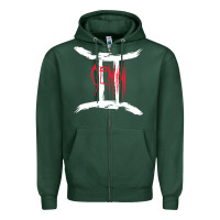 Sports Green zodiac series gemini classic Zipper Hoodie - linhVisuals